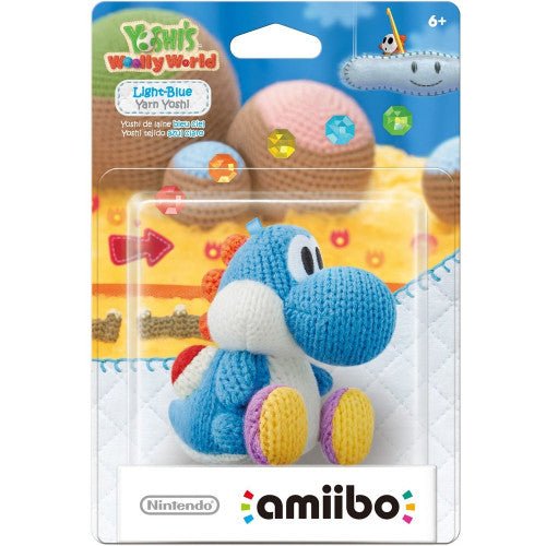 Amiibo: Yoshi's Wooly World Series - Yarn Yoshi Blue (Retro Fam)
