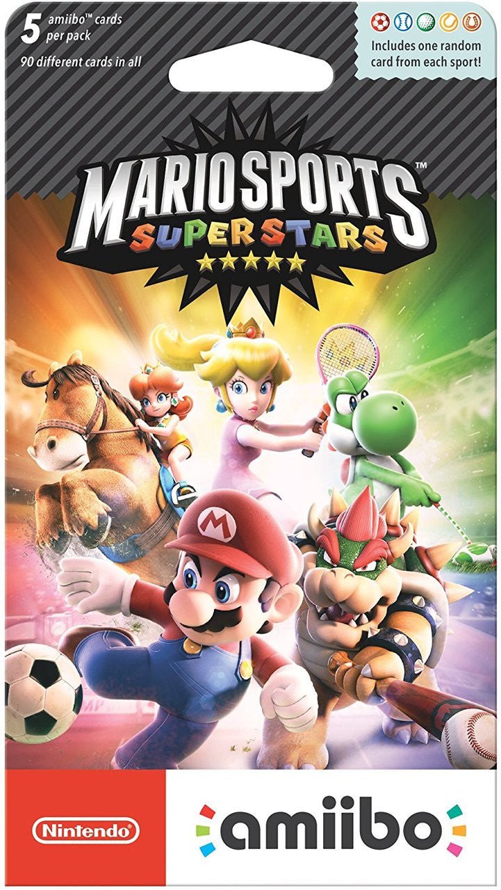 Amiibo cards 5-pack Mario Sports Superstars (Retro Fam)