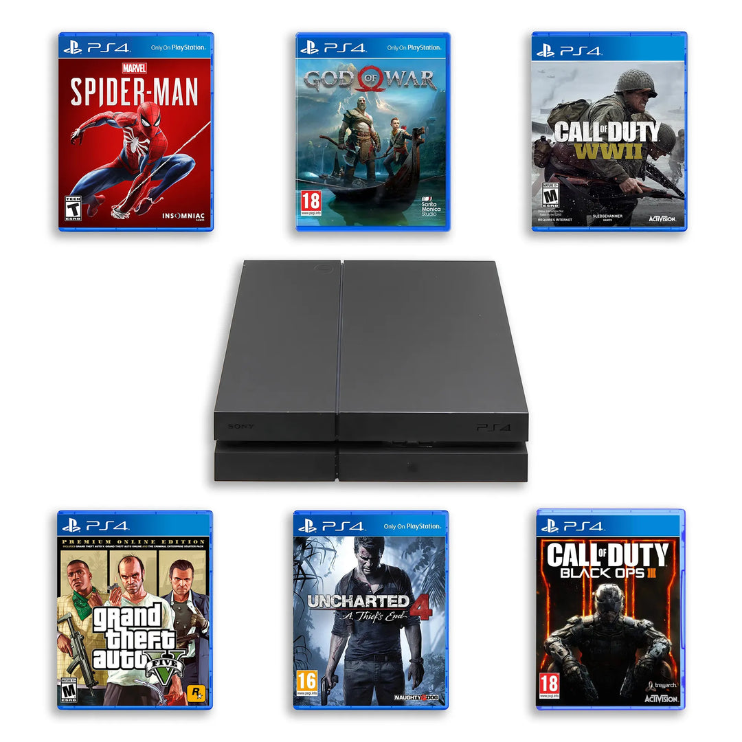 Playstation 4 PS4 Console with Top Games