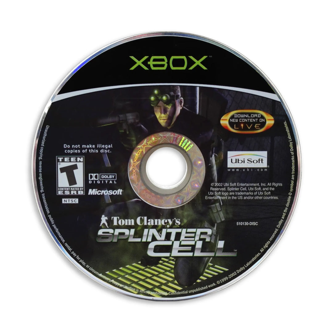 Tom Clancy's Splinter Cell - Xbox Game