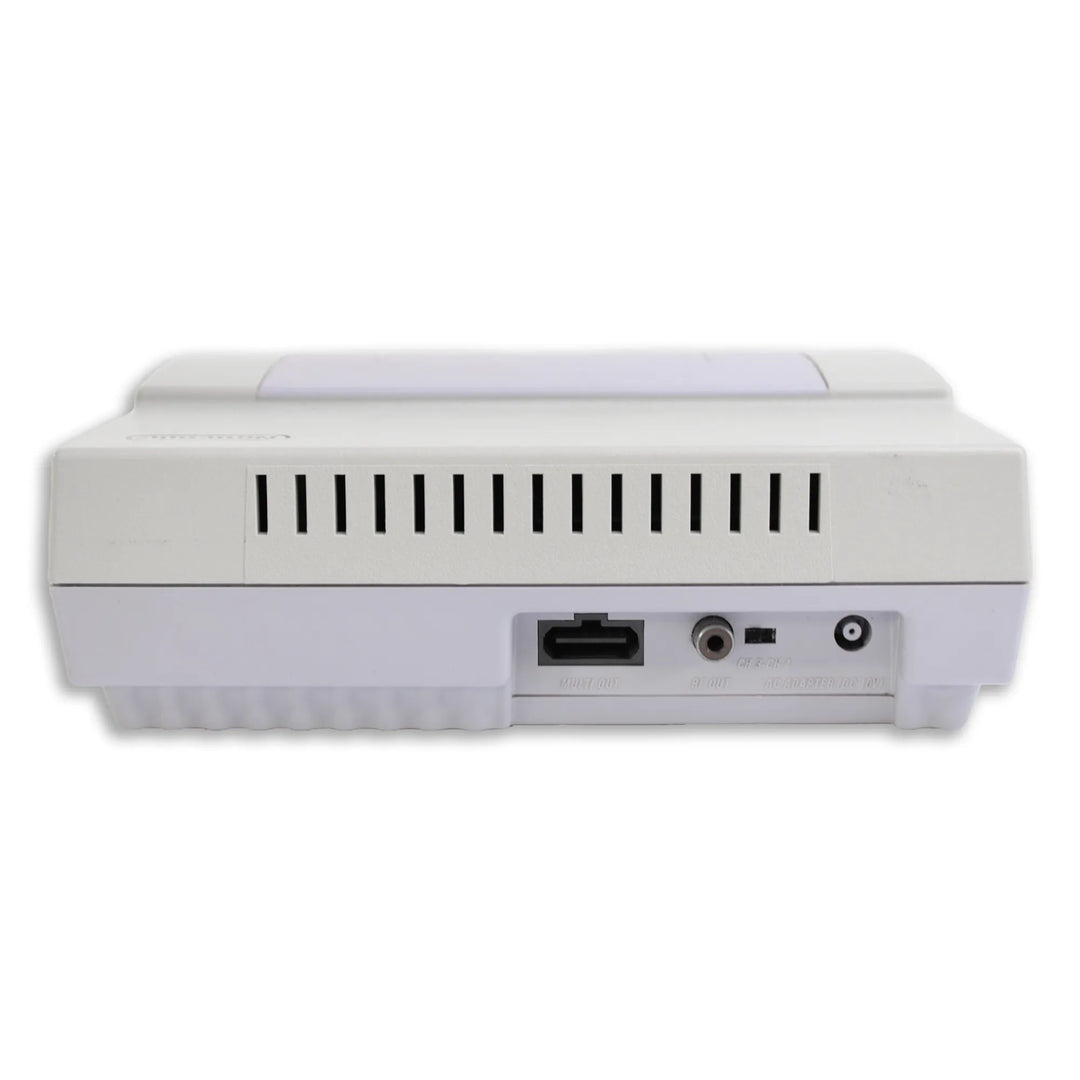 Super Nintendo Entertainment System SNES Backside