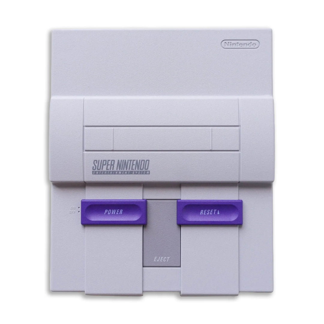 Super Nintendo Entertainment System SNES Console Top View