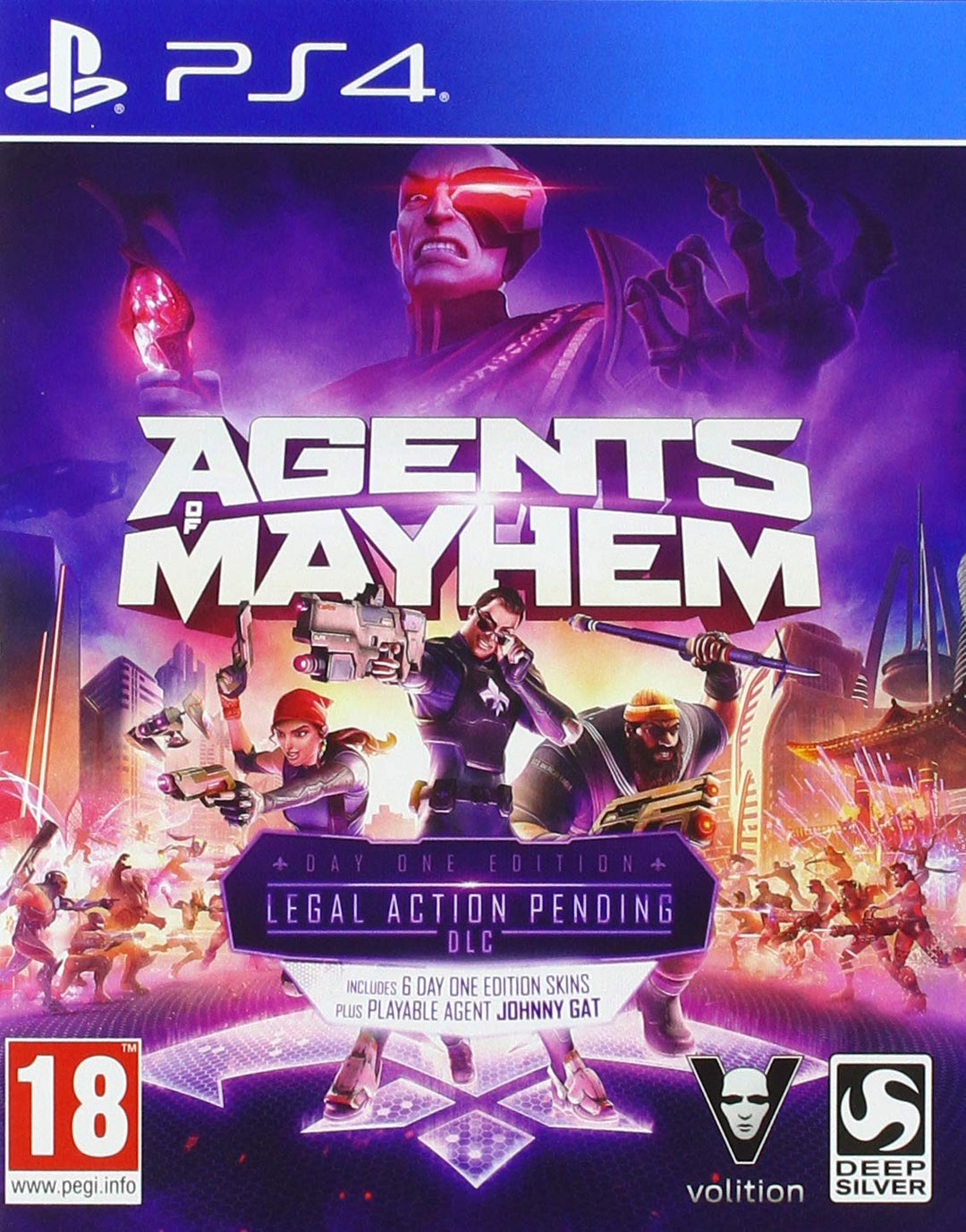 Agents Mayhem – PS4 Game Complete in Box (Retro Fam)