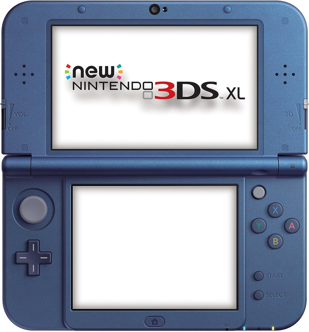 Nintendo New 3DS XL Console (Refurbished) - Blue (Retro Fam)