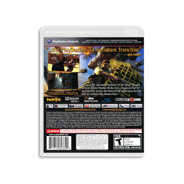 Uncharted 3: Drake's Deception - PS3 Game