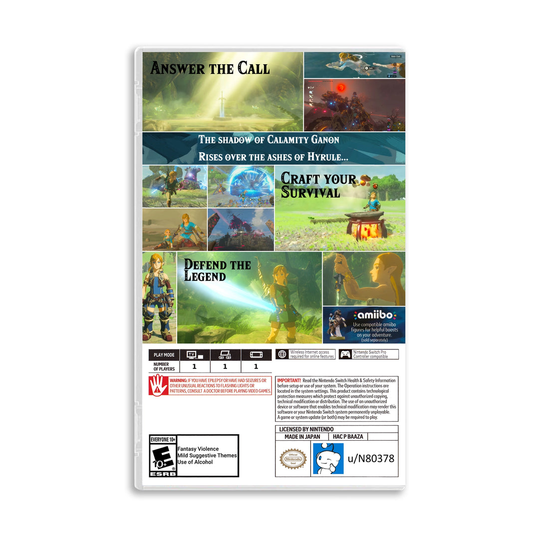 The Legend of Zelda: Breath Of The Wild - Nintendo Switch