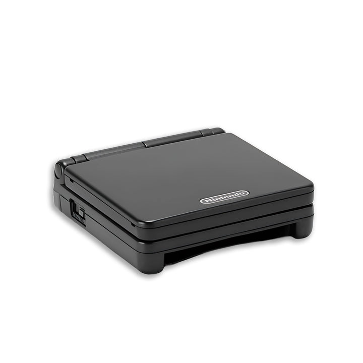 Gameboy Advance (GBA) SP Console Flip Front View with Side Angle