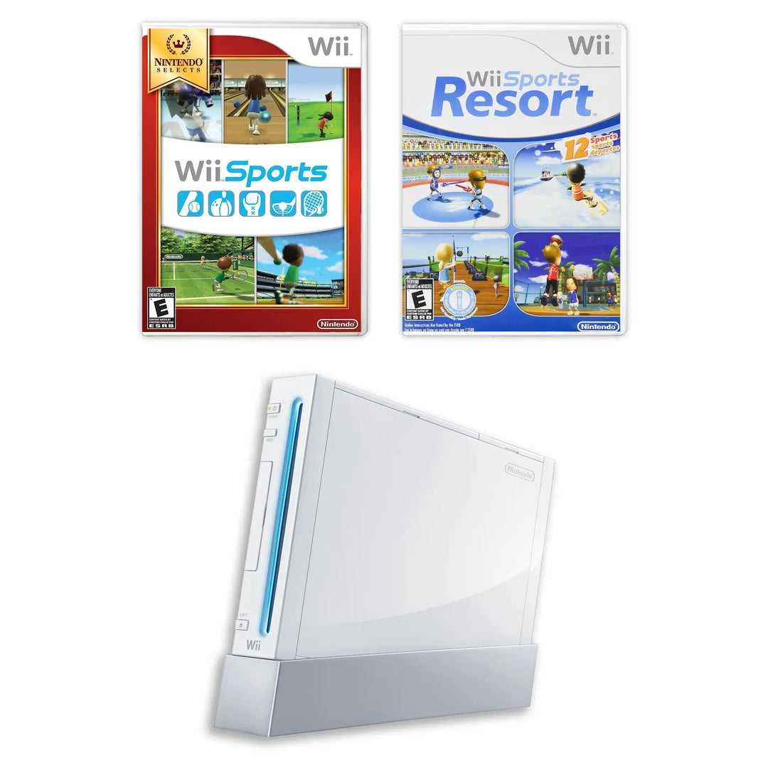 Nintendo Wii Console: Wii Sports & Wii Sports Resort Bundle