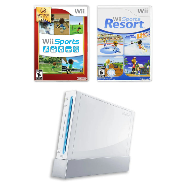 Nintendo Wii Console: Wii Sports & Wii Sports Resort Bundle