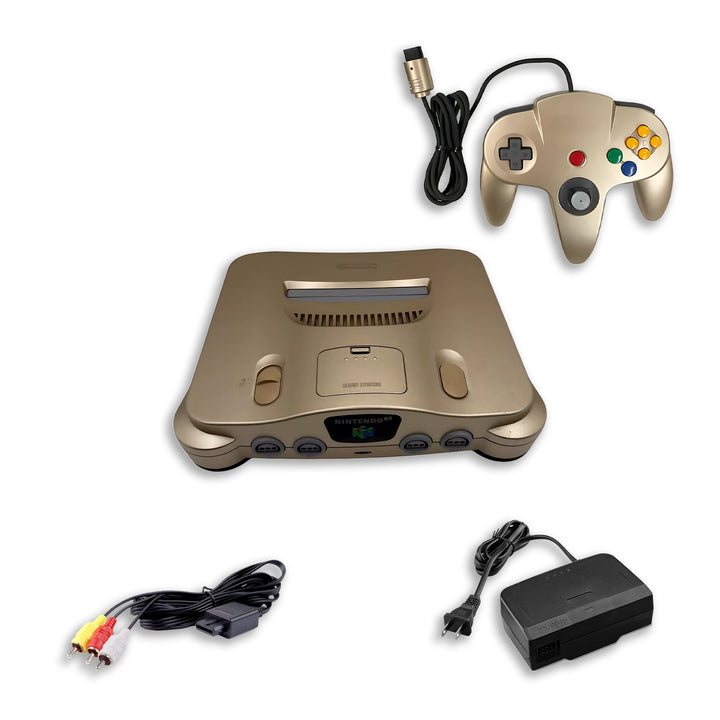 Nintendo 64 N64 Console Gold