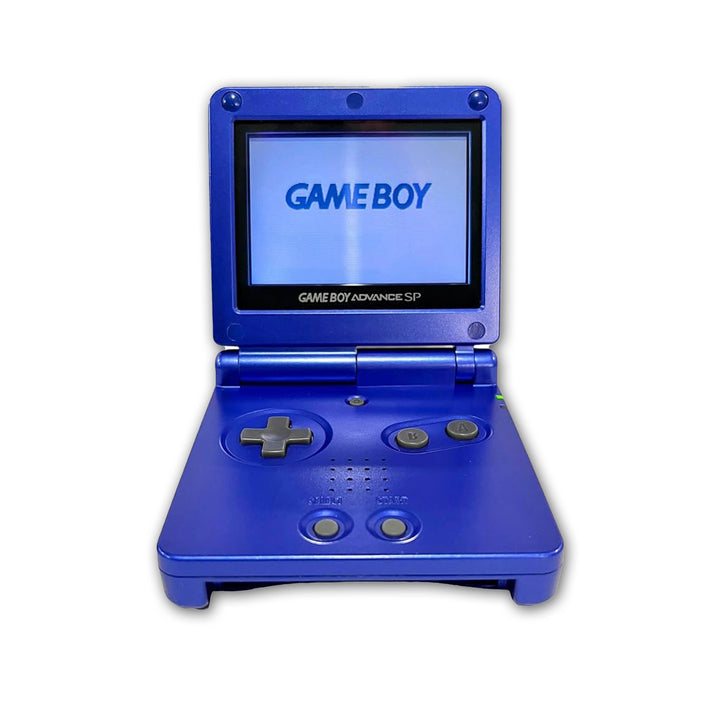 Gameboy Advance (GBA) SP Console Bue Front View