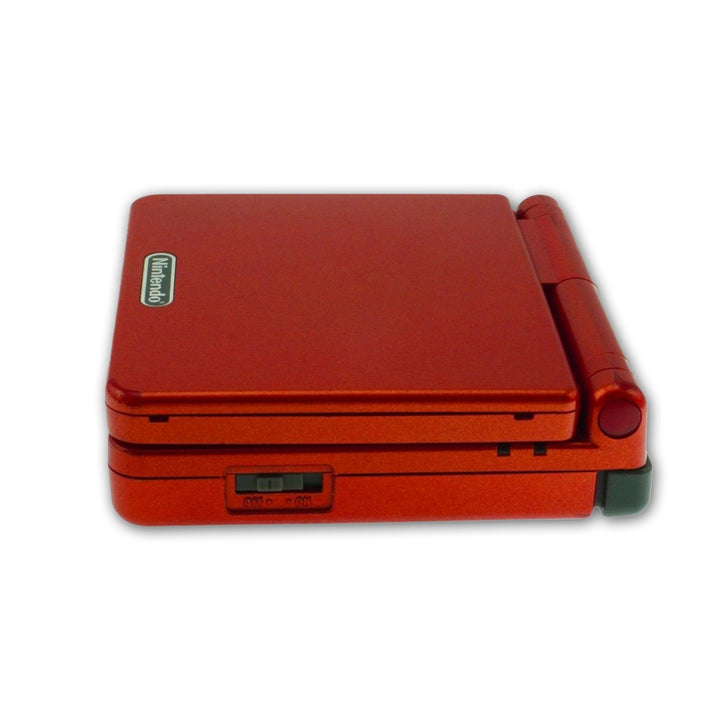 Gameboy Advance (GBA) SP Console Red Side Angle