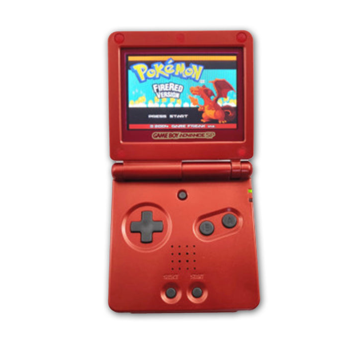 Gameboy Advance (GBA) SP Console Red Front Side