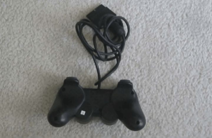 PS2 2 Controller Black 3rd Party