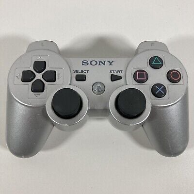Dualshock 3 Wireless Controller - SILVER (USED) (Retro Fam)