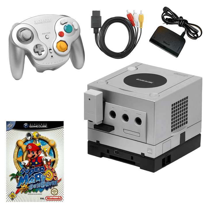 Nintendo Gamecube Platinum Console: Super Mario Sunshine