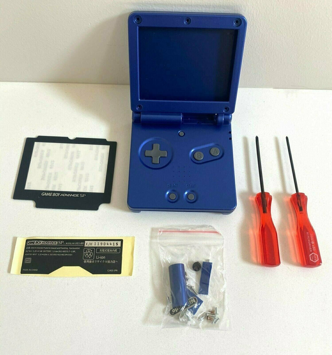 Game Boy Advance SP Replacement Housing - Cobalt Blue (Retro Fam)