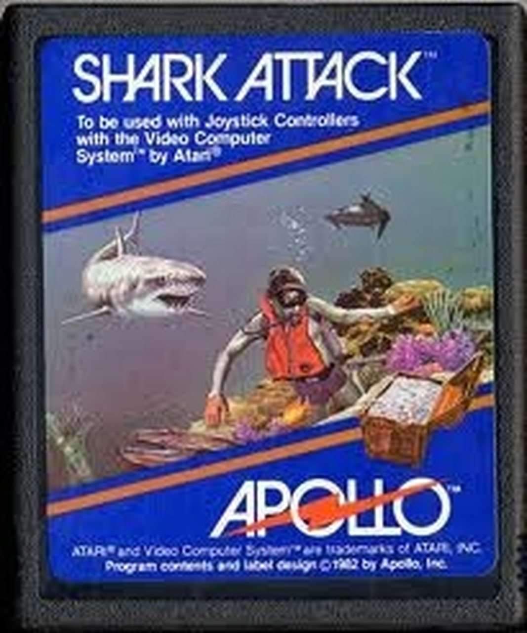 SHARK ATTACK - ATARI 2600 GAME - Atari 2600 Game | Retrolio Games