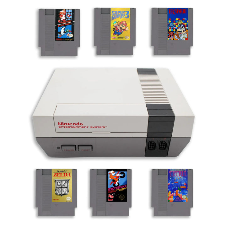 Nintendo Entertainment System NES With Top Games