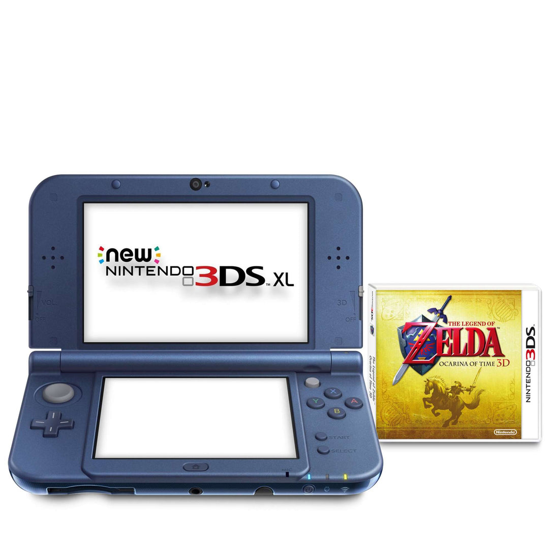 Nintendo New 3DS XL Console: Zelda Ocarnia of Time - Blue (Retro Fam)