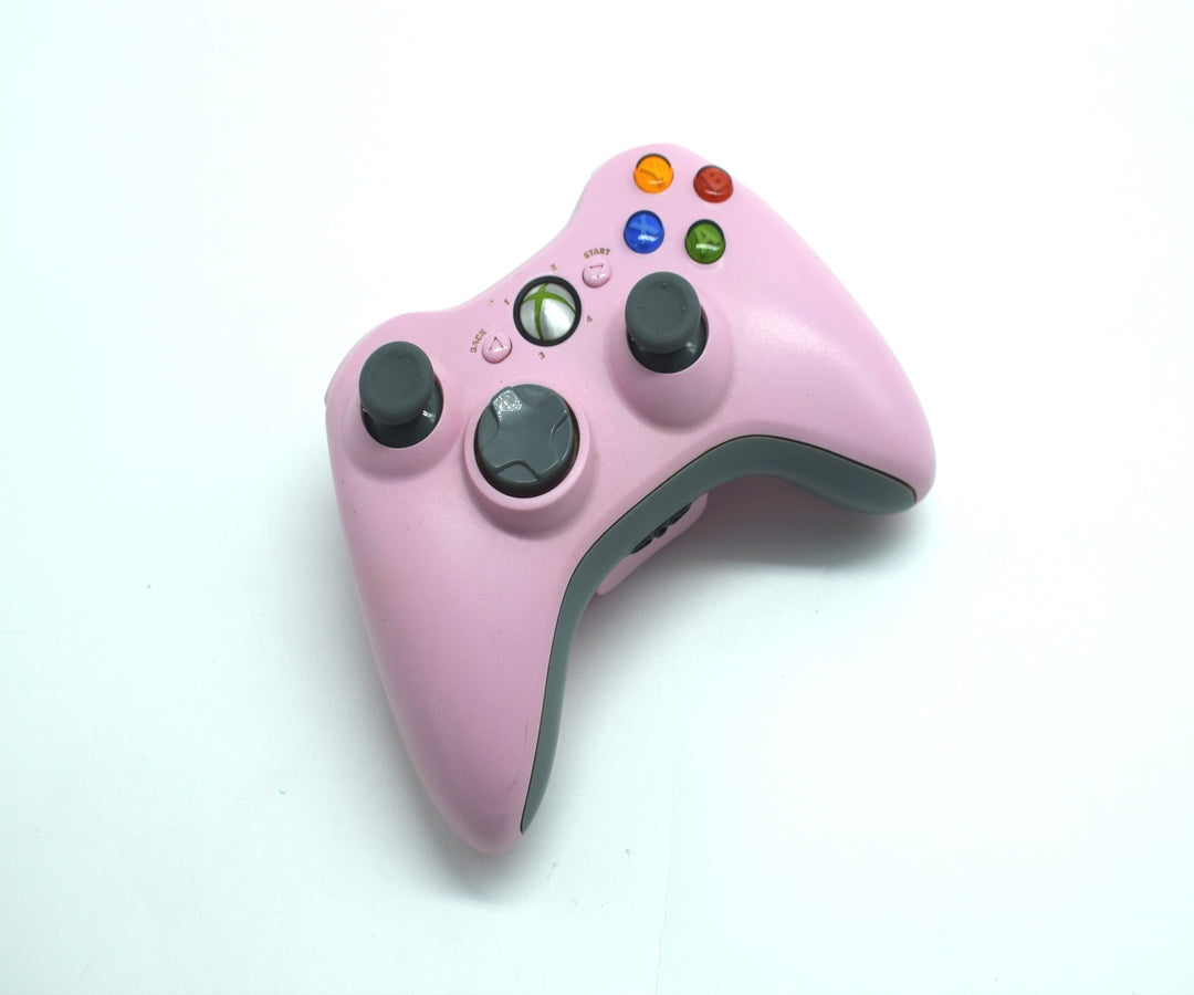 Original Microsoft XBOX 360 Wireless Controller - Pink (Retro Fam)