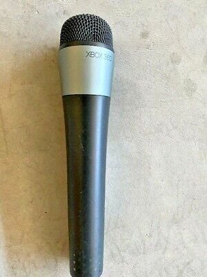 Original Microsoft Xbox 360 Wireless Microphone (Black) (Retro Fam)