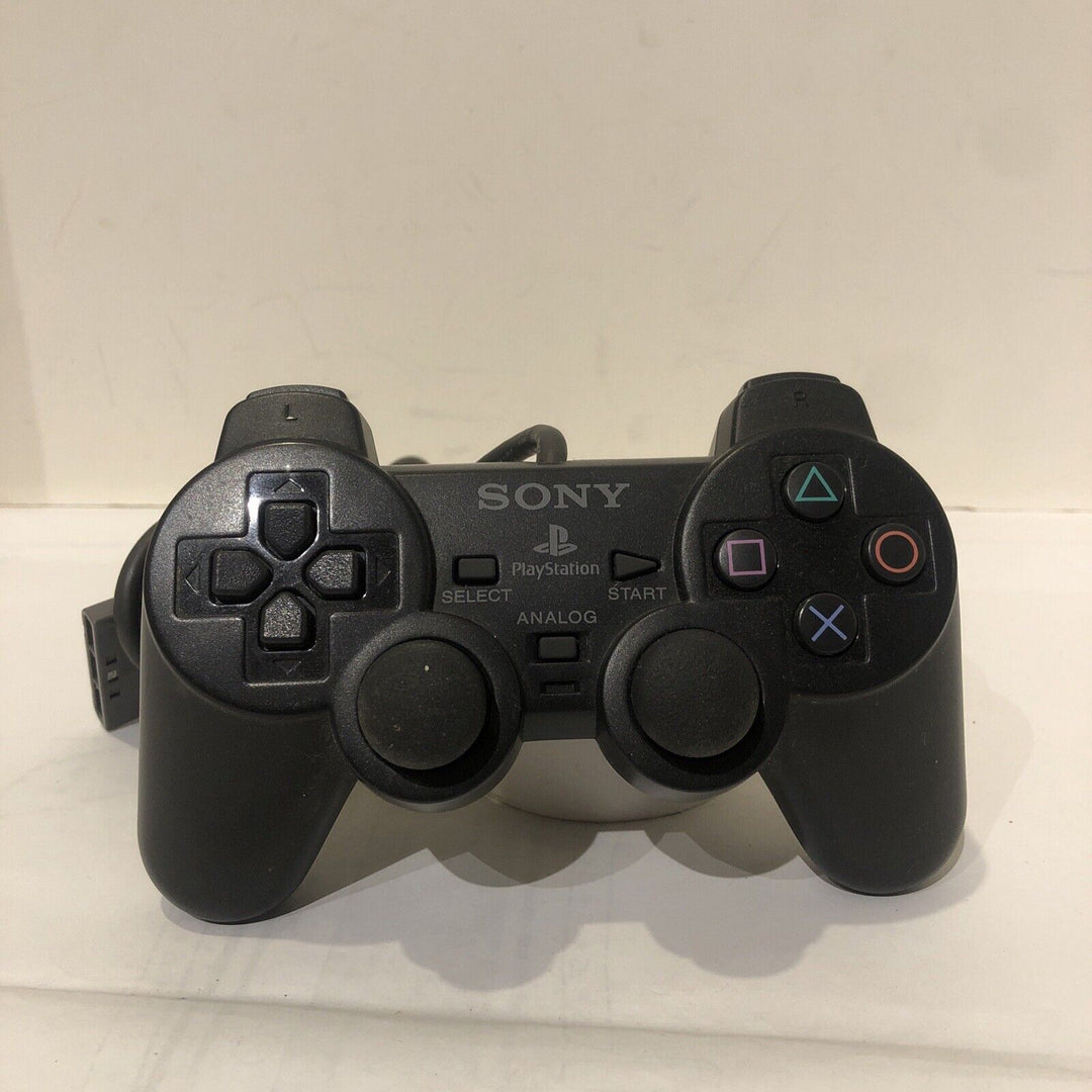 PS1 Original Black Analog Controller (Retro Fam)