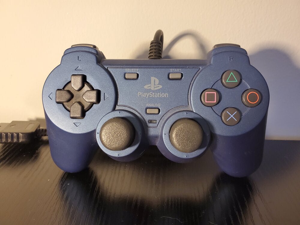 PS2 Playstation 2 Wireless Force 2 Katana Controller (Blue) (Retro Fam)