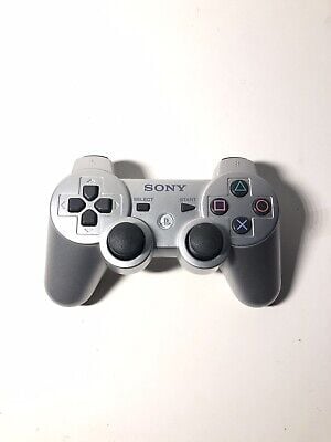 PS3 Gun Metal Grey Controller (Retro Fam)