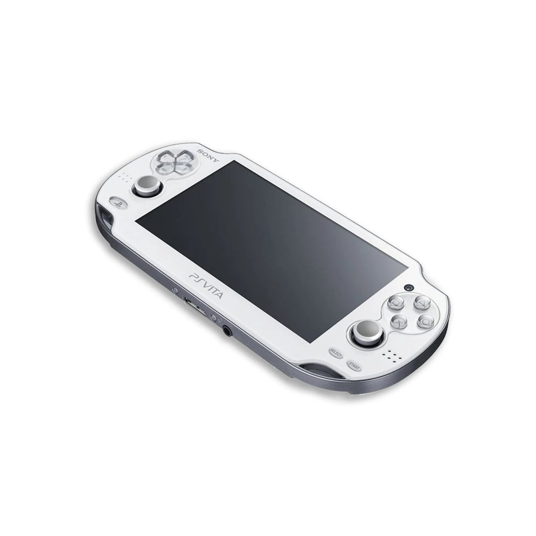 PS Vita 1000 Console White Top Angle with Side View