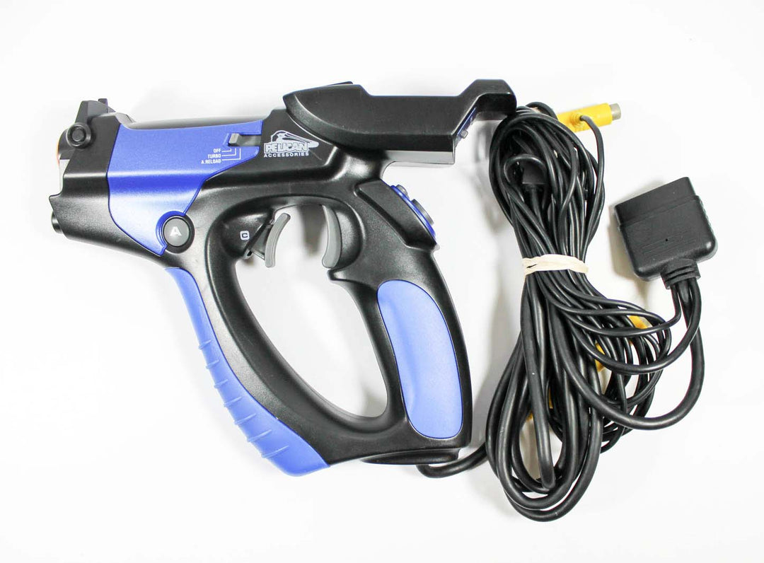 Playstation 2/Playstation 1 PS2/PS1 Blaster Light Gun by Pelican (Retro Fam)