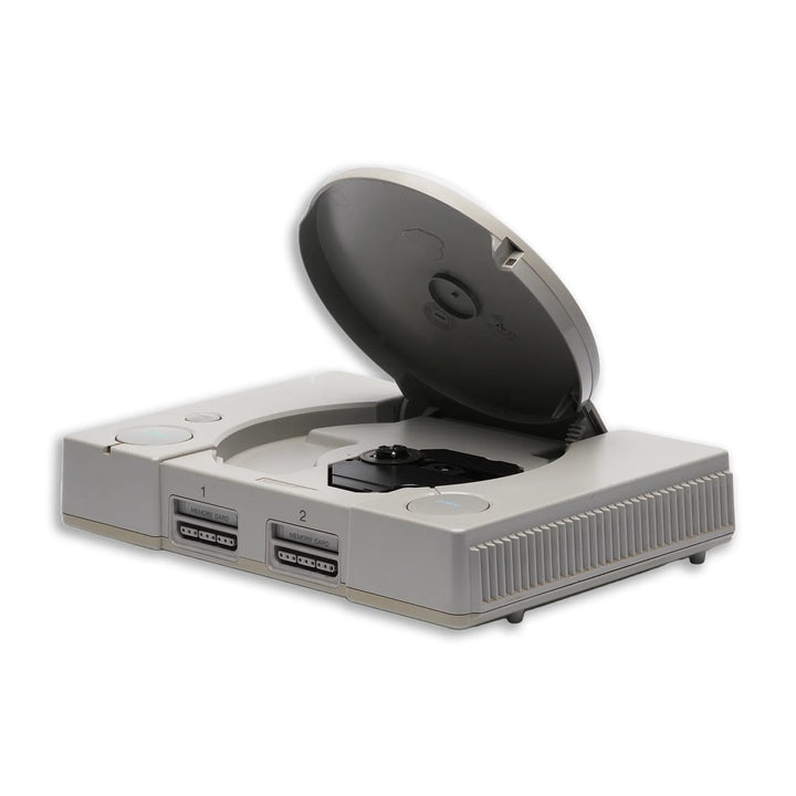 Playstation 1 PS1 Console Side Angle with Top View