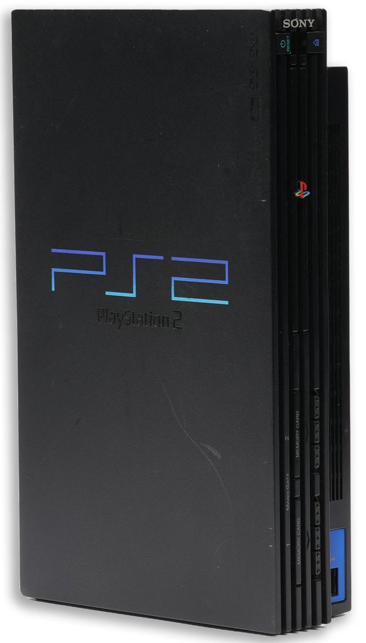 PS2 Fat Console Top View With Front Side