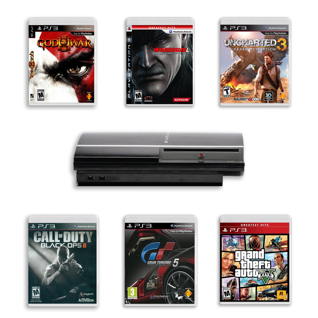 Playstation 3 PS3 Fat Console with Top Games