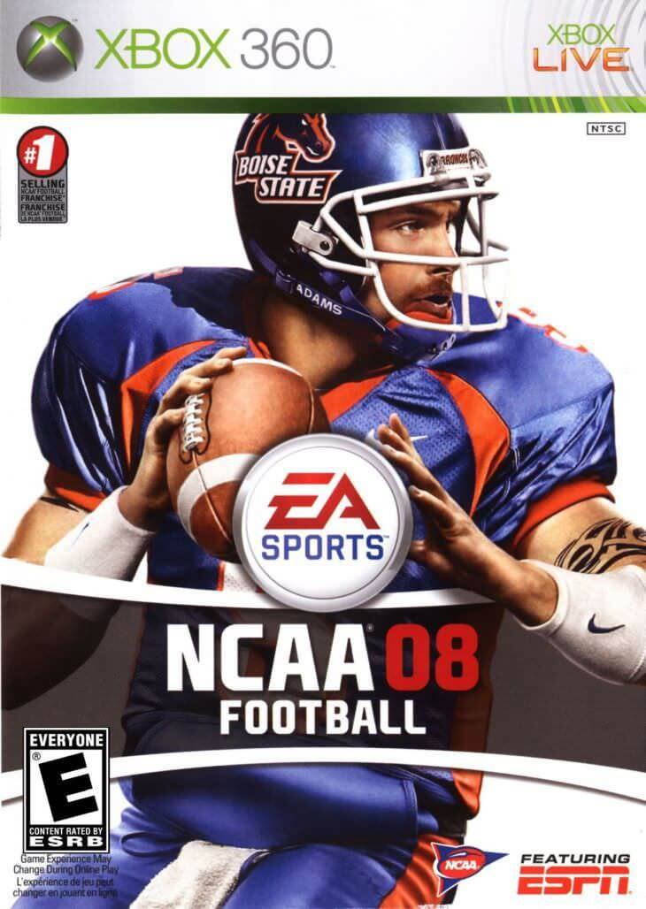 NCAA FOOTBALL 08 – XBOX 360 Game (Retro Fam)