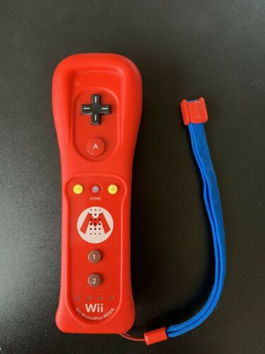 Wii/Wii U Motion Plus Controller- Mario Red Limited Edition (Retro Fam)