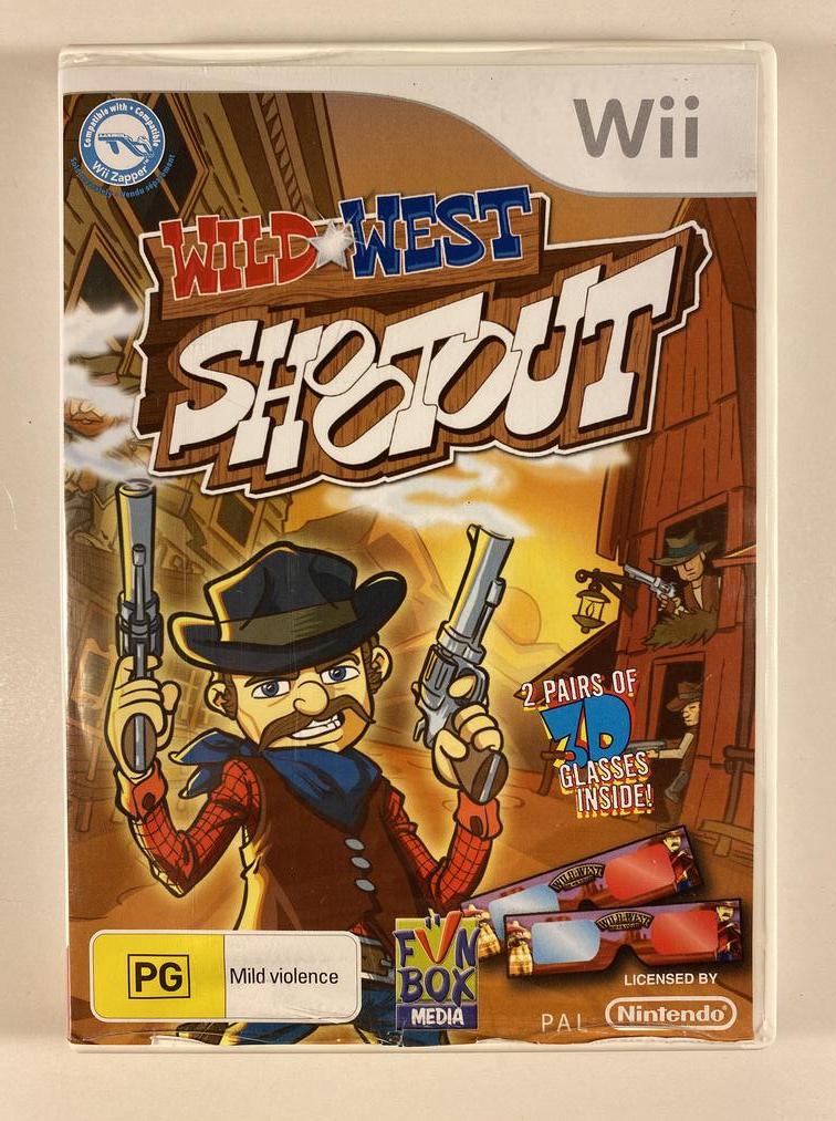 Wild West Shootout with Gun - Wii Game (Retro Fam)