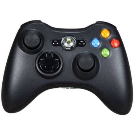 Wireless Black Controller for XBox 360 (Retro Fam)