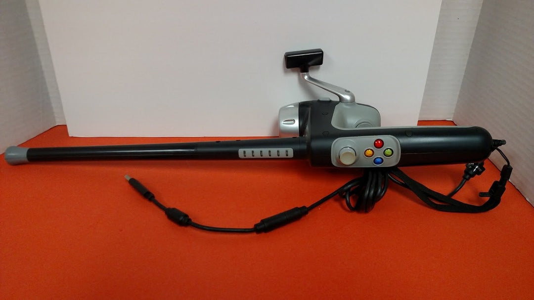 XBOX 360 Bass Pro Shops Fishing Rod Controller (Retro Fam)