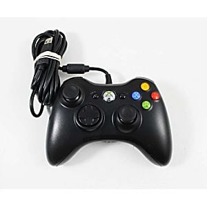 XBOX 360 Black Detachable Controller (Retro Fam)
