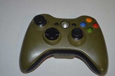 XBOX 360 Halo 3 Green Limited Edition Wireless Controller (Retro Fam)