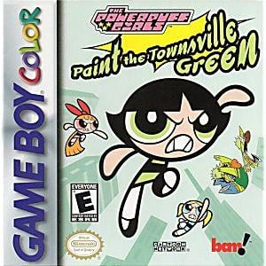 Powerpuff Girls Paint the Town Greensville - Gameboy Color Game (Retro Fam)