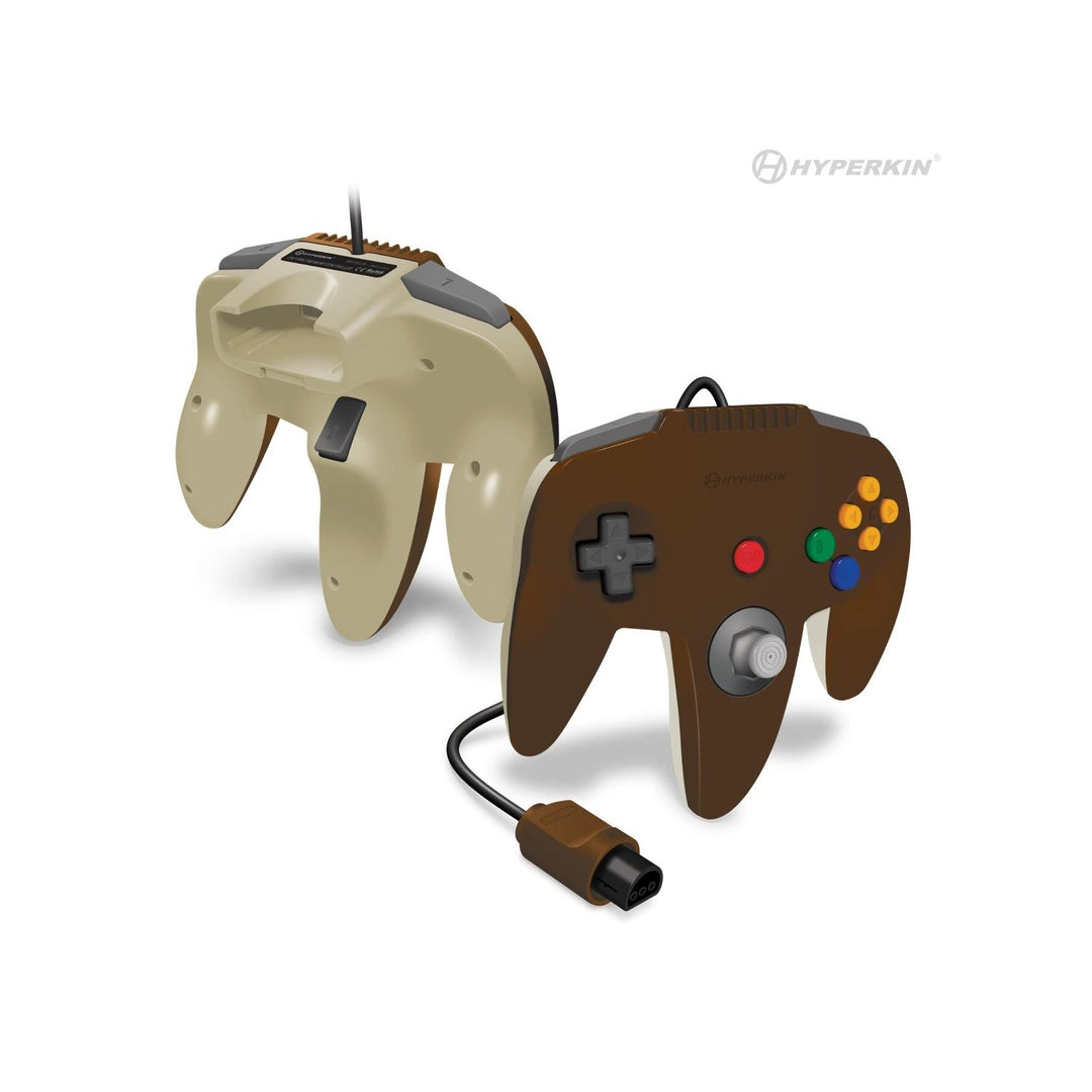 Captain Premium Controller Funtoon Collectors Edition for N64 - Hero Brown (Retro Fam)