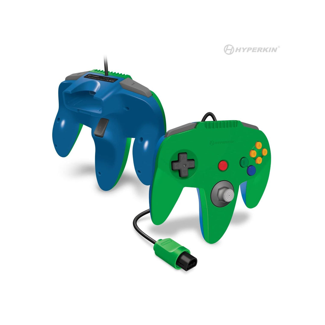 Captain Premium Controller Funtoon Collectors Edition for N64 - Hero Green (Retro Fam)