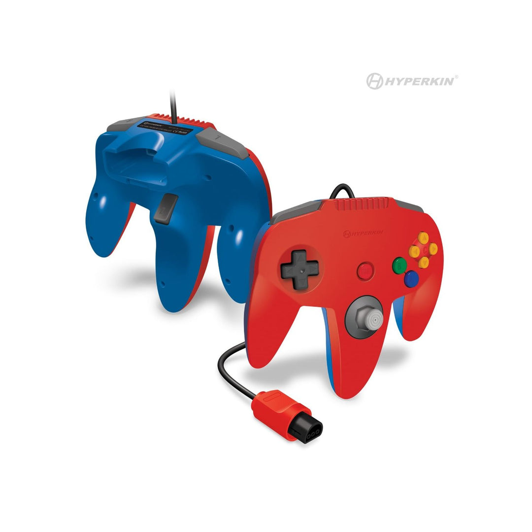 Captain Premium Controller Funtoon Collectors Edition for N64 - Hero Red (Retro Fam)