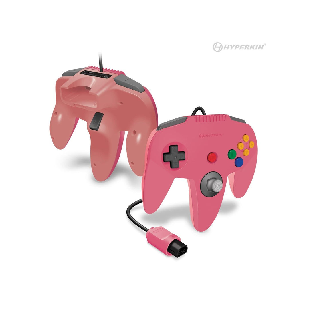 Captain Premium Controller Funtoon Collectors Edition for N64 - Princess Pink (Retro Fam)