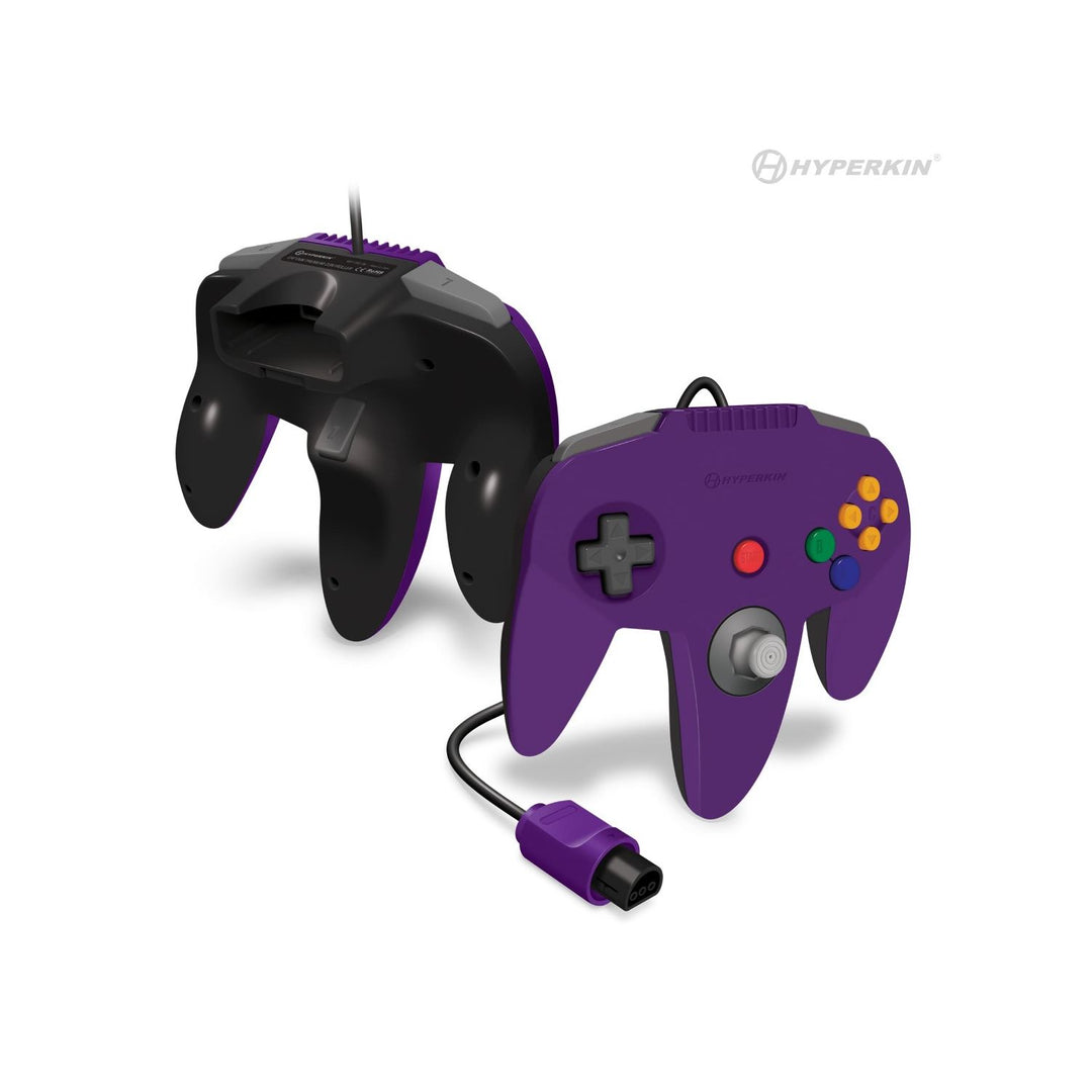 Captain Premium Controller Funtoon Collectors Edition for N64 - Rival Purple (Retro Fam)