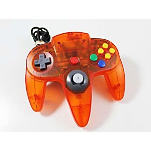 Nintendo 64 N64 Fire Orange Controller (Retro Fam)