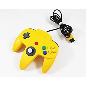 Nintendo 64 N64 Yellow Controller (Retro Fam)