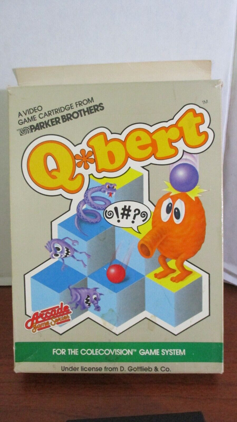 Q*Bert's Qubes - Colecovision Game (Retro Fam)